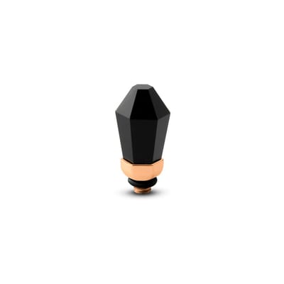 Melano Twisted Icle Steentje Black Rosé