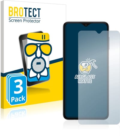 BROTECT - Screenprotector voor Samsung Galaxy A04s - Folie Beschermfolie Beschermglas matte 3 Stuks
