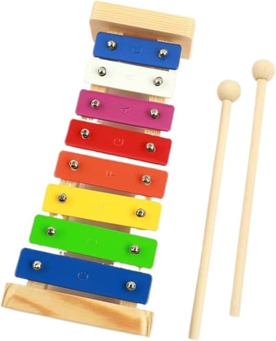 Xylofoon Instrument - Muziek Speelgoed - Muzikale Ontwikkeling - Aluminium Platen - 8 tot 15 Tonen