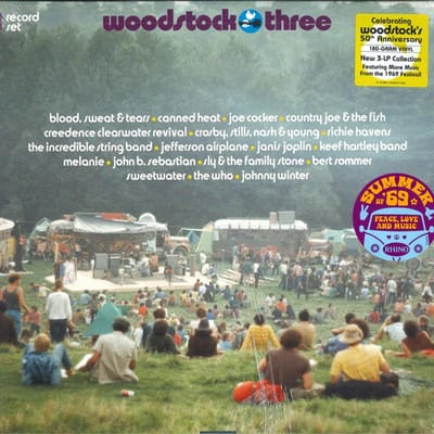 LP Plaat VARIOUS - Woodstock Three (3LP) (-180g) R1591284 Cotillion, Rhin 2019 US Rock gray