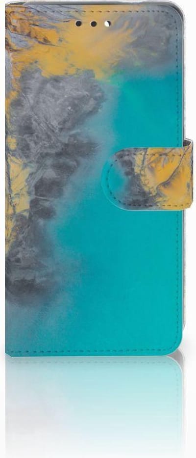 Nokia 3.1 (2018) Bookcase Marble Blue Gold