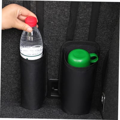 Opbergtas Brandblusser - Autohouder Organizer - Auto Interieur Organiseren - Snelle Bevestiging - 3 stuks - Zwart