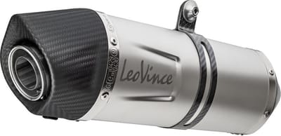 Uitlaat Leovince LV-ONE EVO Slip-on RVS voor Vespa GTS 300 HPE Euro4 katalysator (2019 – 2020)