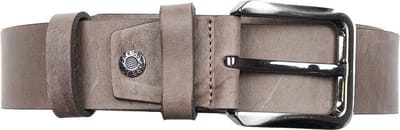Leren Riem - Riem Dames - Riem Heren - Broekriem - 4 cm breed - 110 cm (taille maat 90 cm) - Donkerbruin