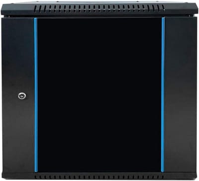 19 inch Wandkast Serverkast Netwerkkast met Glazen Deur 12U 600x450mm