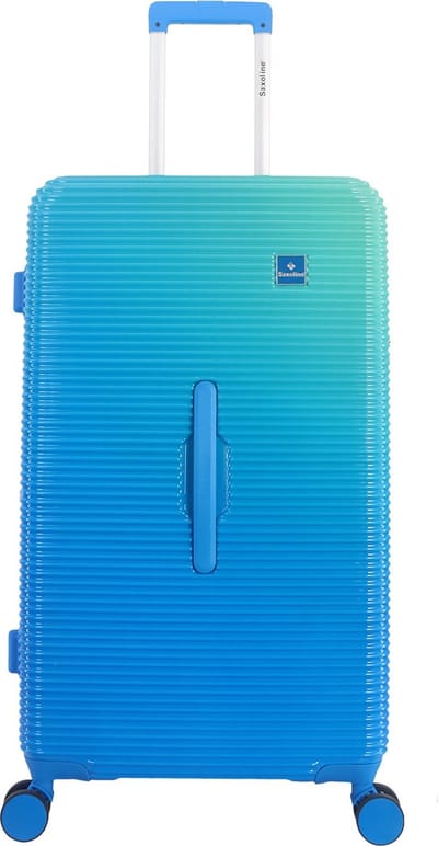 Saxoline - Twist Trunk | Harde Koffer / Trolley / Reiskoffer - L - Blauw - Blauw / Large