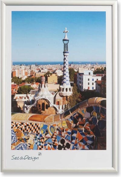 SecaDesign Lumi Fotolijst 10x15 cm - Zilver - Aluminium