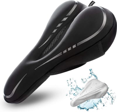 Smal Fietszadelkussen met Extra Memory Foam en Gel voor Ultiem Comfort