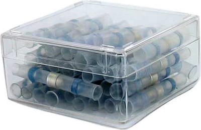 Kabeldoorverbinder blauw 50 stuks box