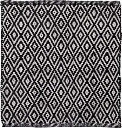 Sealskin -  Trellis Badmat 60x60 cm - Katoen -  Zwart