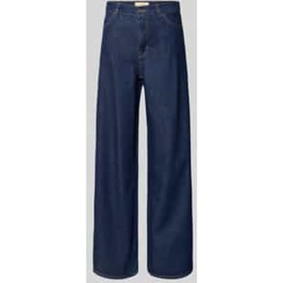 Wide leg loose fit jeans van pure Katoen Model 'VEGA'