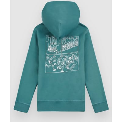 New Balance Athletics Runners Arent Nrml Graphic FT Kids Hoodie groen