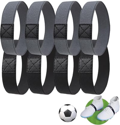 MTTproducts- Voetbalschoenen Veters - Elastische Veters - Zwart - Geschikt voor Wandelschoenen/Sneakers - Tear-resistant - 10 Stuks - Ademend Materiaal