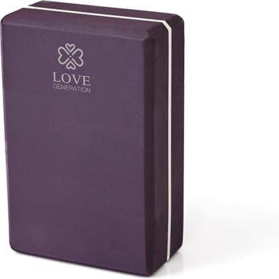Love Generation - Foam Yogablok - Peaceful Purple