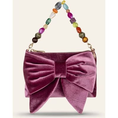 Oilily Bow Schoudertas- maatOne size Magenta Paars