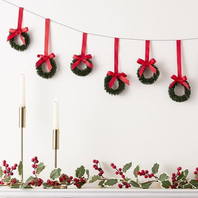 Ginger Ray - DIY Slinger met kerstkransen - 2 m