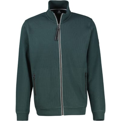 Lerros - Sweatvest - Mannen - M - 664 CEDAR GREEN - Katoen - 2004503