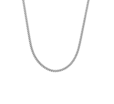 YO&NO - Ketting - Zilver - Gourmet - 1,4mm - 40cm - Kinderen - Gerhodineerd - Zilver 925