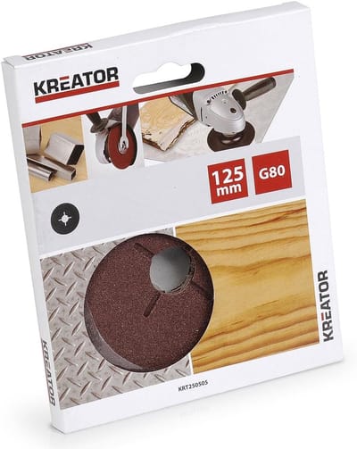 Set van 5 Slijpschijven 125mm Korrel 60 - Universeel Korund voor Haakse Slijper