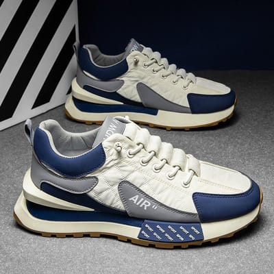 Luxe Heren Sneakers Antislip Heren Casual Schoenen Mode Platform Schoenen Comfortabele Slip-on Herenschoenen Nieuw Zapatillas De Hombre 39 gray