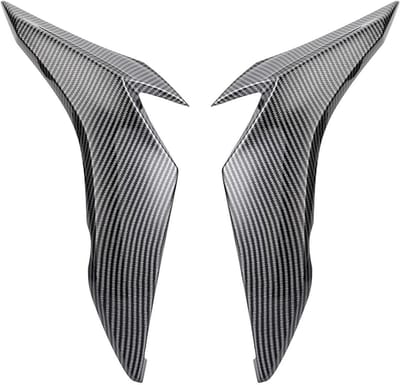 Motorfiets Radiator Cover - Kuip Guard - Aerodynamica Verbeteren - ABS Kunststof Materiaal - 1 Paar - Zwart