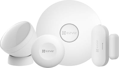 Ezviz Sensor Kit - Slimme Beveiligingsset met Bewegingssensor & Deur/Raam Sensor - Matter & Apple HomeKit Compatibel - Integratie met EZVIZ Camera's - Draadloze Installatie & Lange Batterijduur