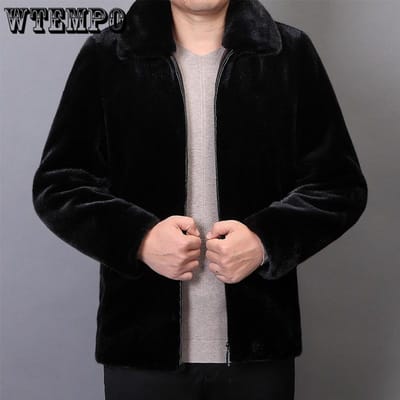 Veste d'hiver décontractée pour homme, courte, fine, chaude, épaisse, noire, pour l'automne et l'hiver XXXXL noir