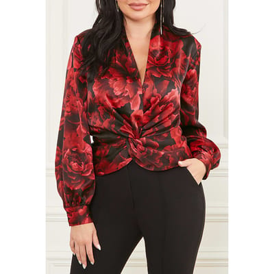GUESS Marciano By  Blossom Blouse Passion Flower Print Size: XXS | Blouses Outlet | Dames |