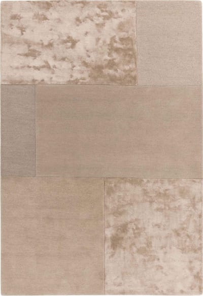 Easy Living - tate-tonal-textures-Rug-Sand Vloerkleed - 200x290  - Rechthoek - Laagpolig Tapijt - Modern - Beige