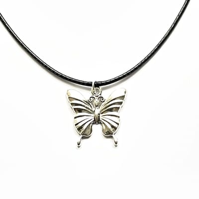 GoedeDoelen.Shop | Veterketting Vlinder | Vlinder Ketting | Vlinder | Butterfly | Statement Ketting | Vlinder Van Hoop | Hope Sieraad | Wellness-House