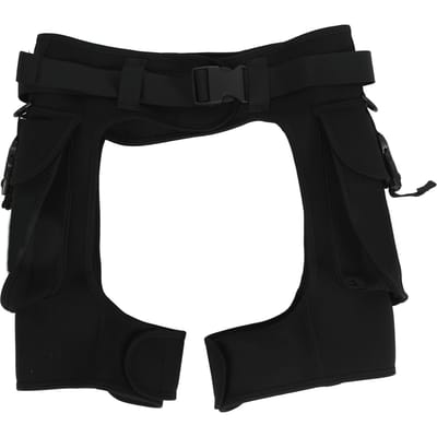 Shorts de plongée à entrejambe ouvert de 2,5 mm Combinaisons Short Pantalons de travail pour l'eau pour la plongée avec tuba la natation L