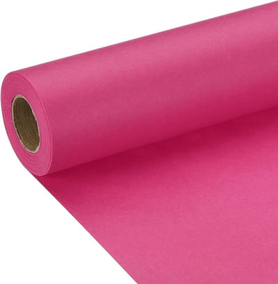 Inpakpapier Rol - Kraftpapier - Cadeaus Inpakken - Scheurvast Papier - 15 x 500 Inch - Donker Roze