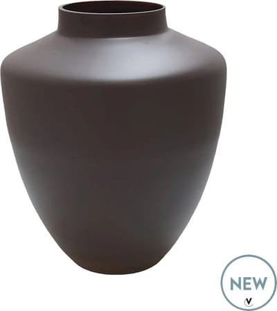 Vaas Tugela | Small | Matte Earth - Mat Taupe | Ø24,5 x H29 cm