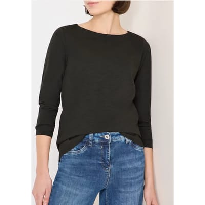 Basic shirt met lange mouwen