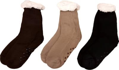 Belucci Warme Antislip Huissokken set van 3 paar ! Maat 40-45