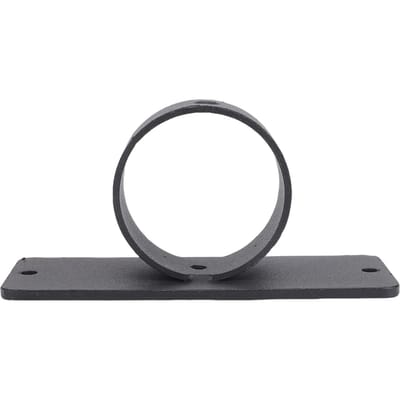 Ring Touw Ondersteuning Houder met Schroef Zwart Roestvrij Staal Decoratieve Touw Druppelring Beugels voor Hennep Touw Omheining