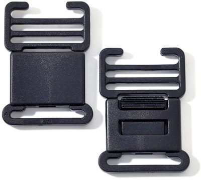 PRYM Klikgespen vlak KST 35 mm zwart 416360 - Prym