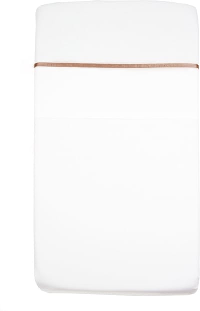 Briljant Baby Laken Ledikant - 100x150 - met Bies - Chocobruin