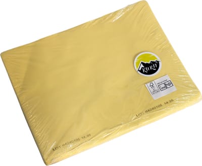 KURTT - 250 Placemats, 30x40cm Antislip Placemat van gecoat papier - Waterafstotende Onderlegger, Onderzetter - creme