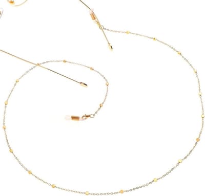 Brillenketting - Brillenkoord Zonnebrilbandjes - Veilig Bril Dragen - Stijlvol Ontwerp - Universele Maat - Goud