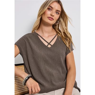 Shirt met linten