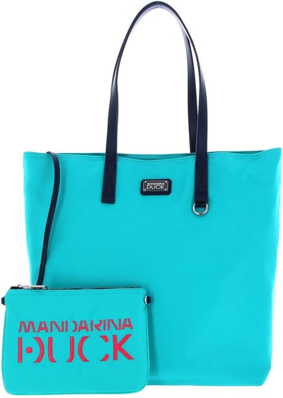 MANDARINA DUCK Schoudertas Utensil zak Style Shopper Lapis Turquoise