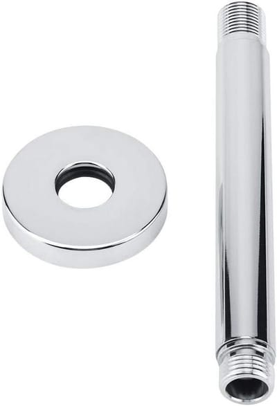 Doucheverlenging RVS - Douchearm Verlengstuk - Douche Verbeteren - Verchroomd Oppervlak - 15 cm - Zilver