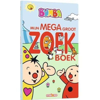 Studio 100 Bumba Mijn MEGA groot zoekboek Kartonboekjes Baby- en peuterboeken