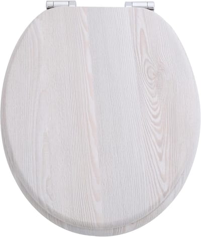 Comfortabel Toiletzitting met Soft-Close, O-Vorm, Duurzaam Houten Kern