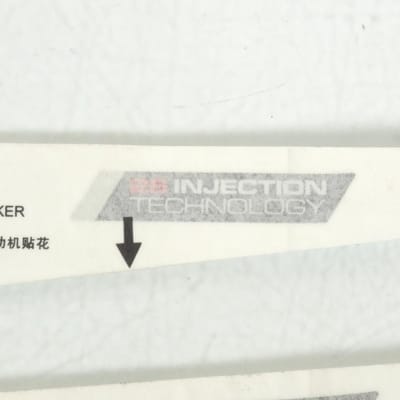 Autocollant 2S Injection tech pour scooter Peugeot 50 Speedfight 4 11794769/20