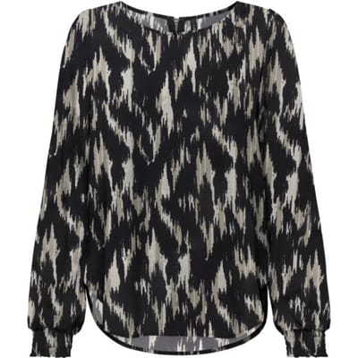 Only T-shirt Onlelite Life L/s Top Noos Ptm 15332214 Black 581 Dames Maat - 36