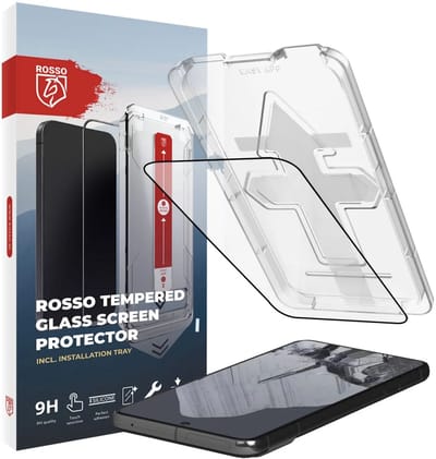 Rosso Screenprotector Geschikt voor Google Pixel 8 Pro | Fingerprint Friendly | 9H Tempered Glass | Case Friendly | Installatietray | Geen luchtbellen & stof | Eenvoudige montage