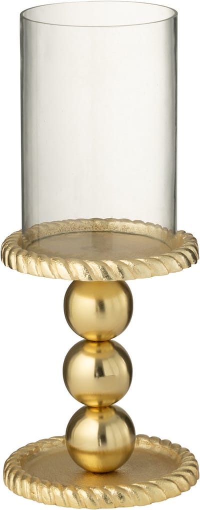J-Line kandelaar - aluminium - goud - small