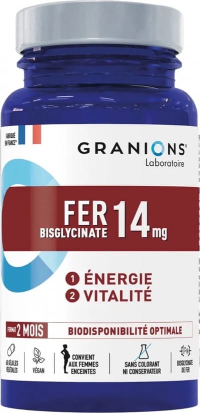 Granions IJzer 60 Plantaardige Capsules